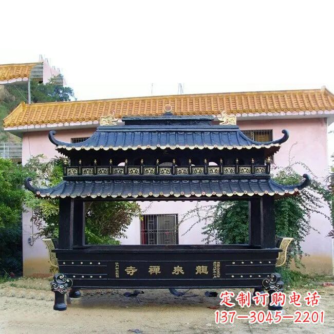 达州寺庙宗祠香炉雕塑