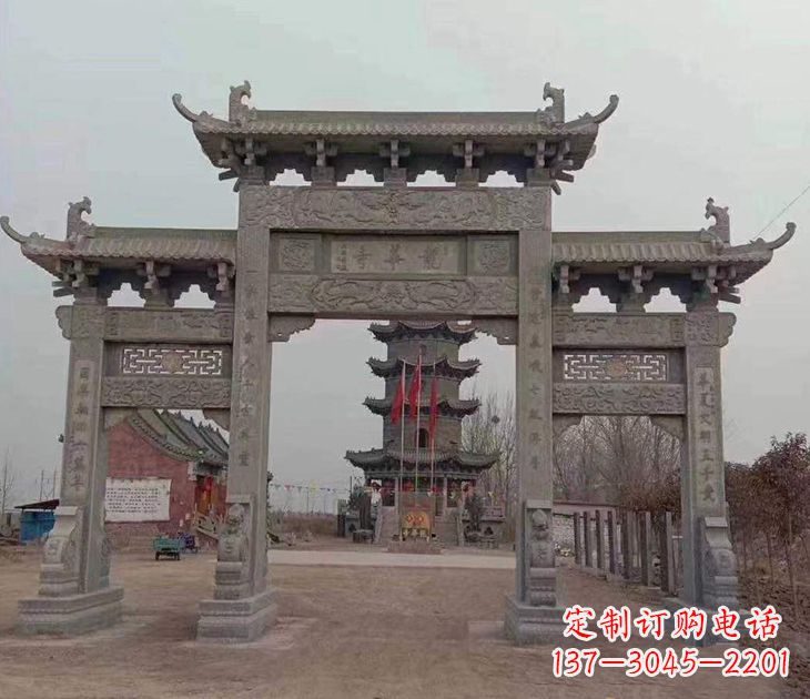 达州寺院石牌坊
