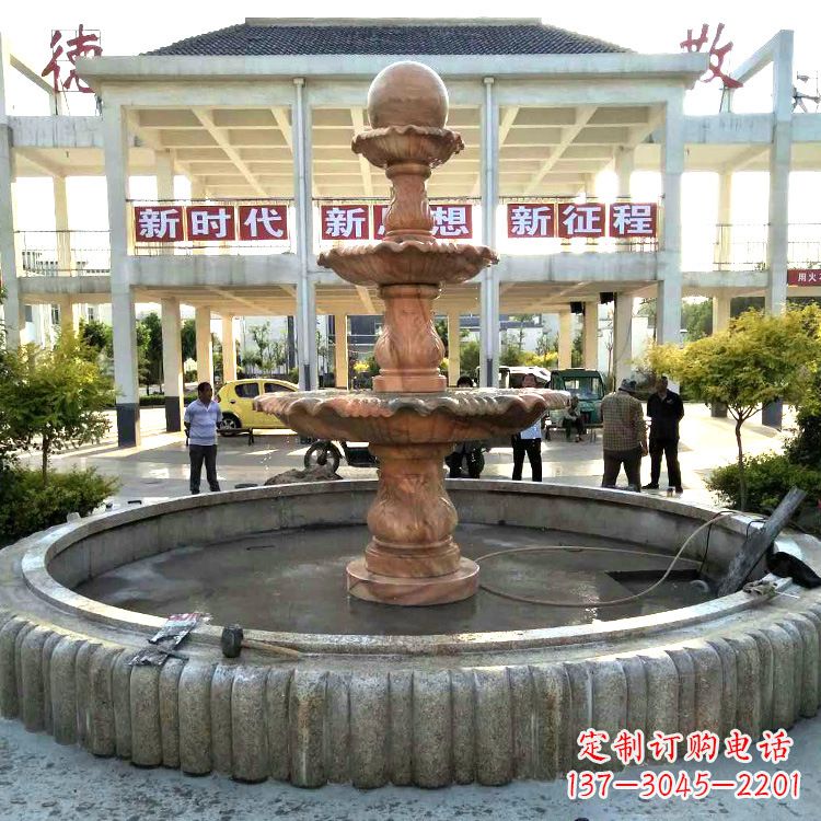 达州天使喷泉石雕