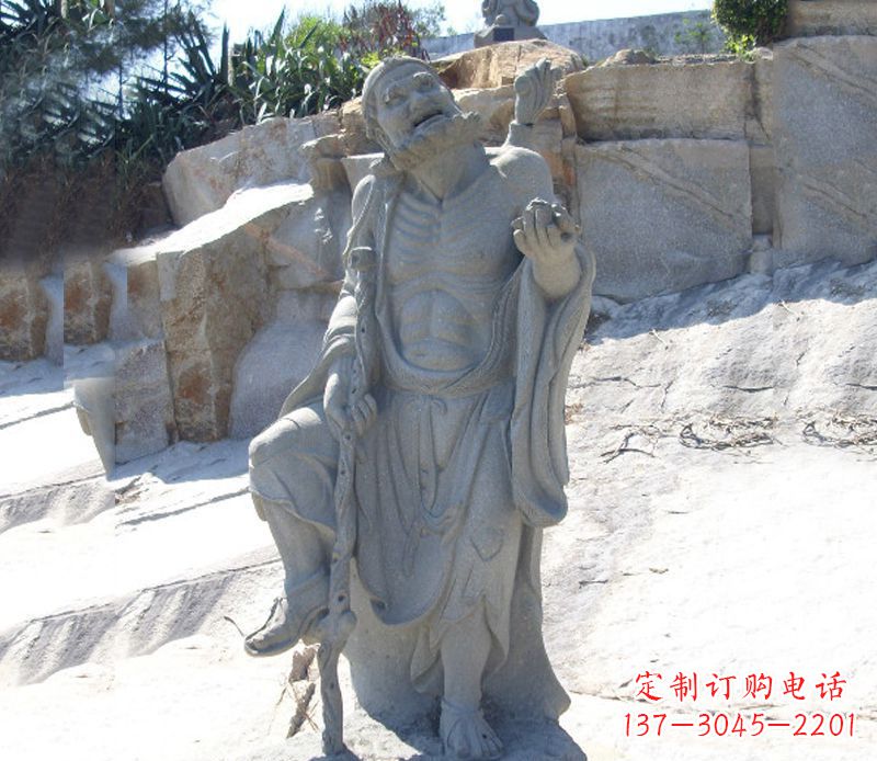 达州铁拐李八仙雕塑