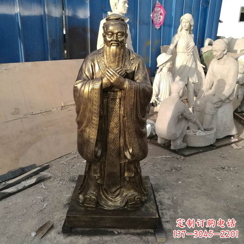 达州同济大学孔子雕塑