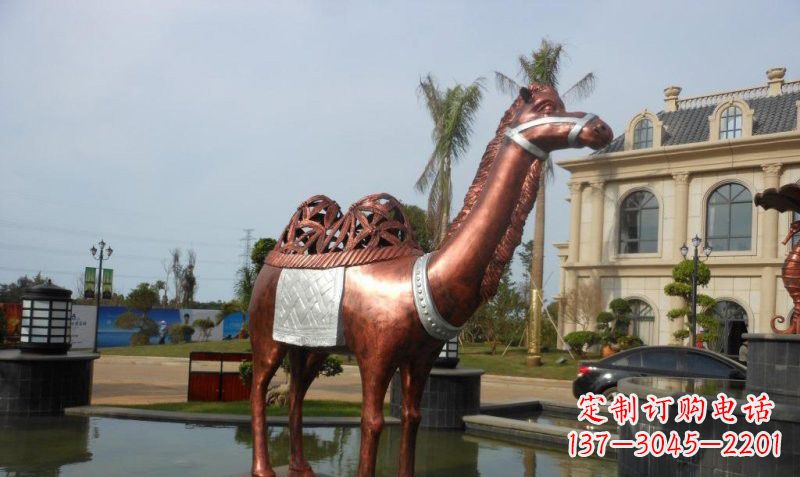 达州铜雕抽象骆驼