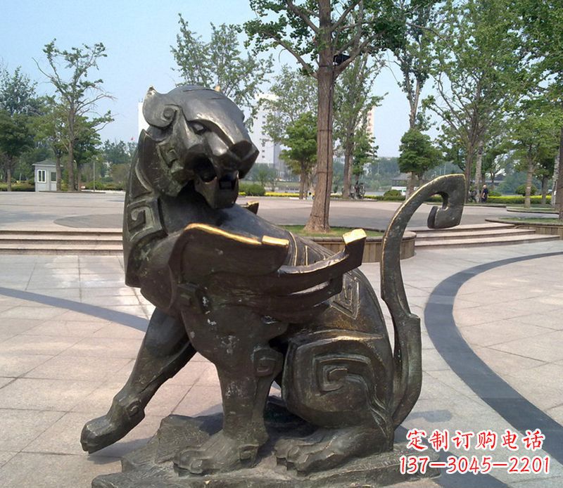 达州铜雕抽象十二生肖