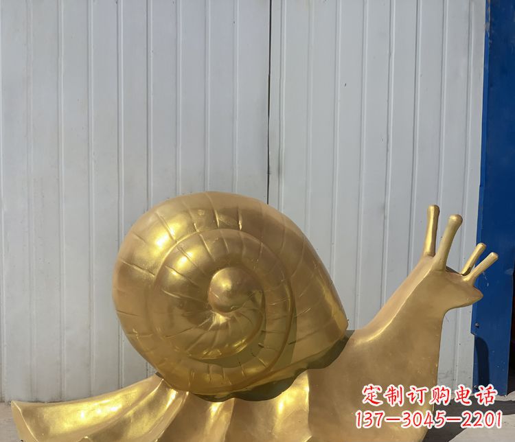达州铜雕创意蜗牛雕塑