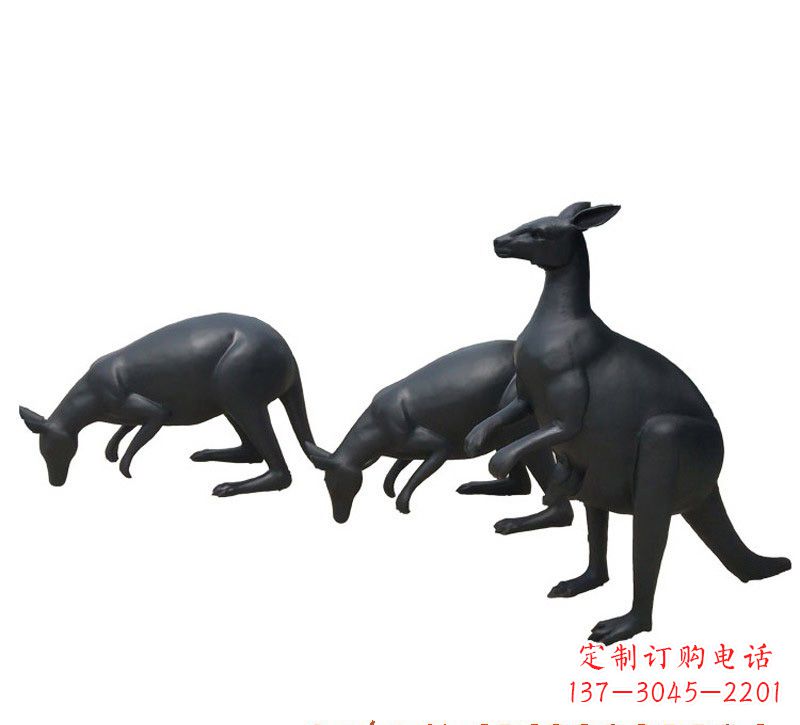 达州铜雕袋鼠雕塑