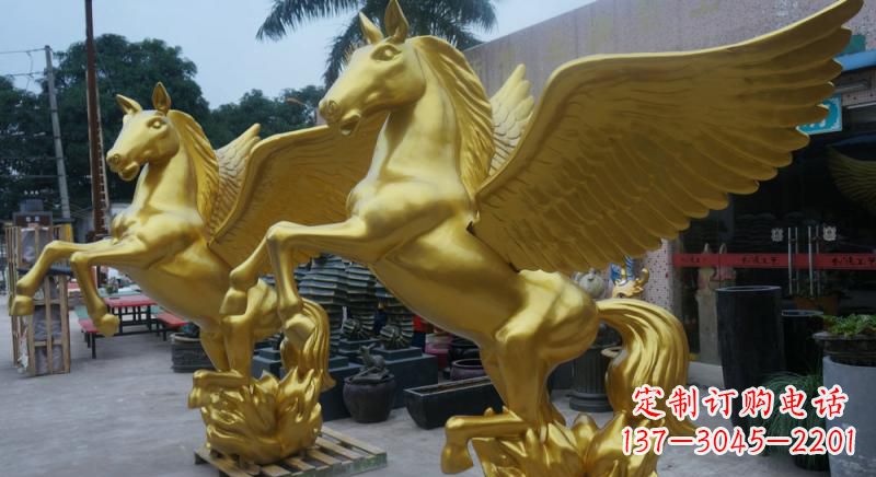 达州铜雕飞马