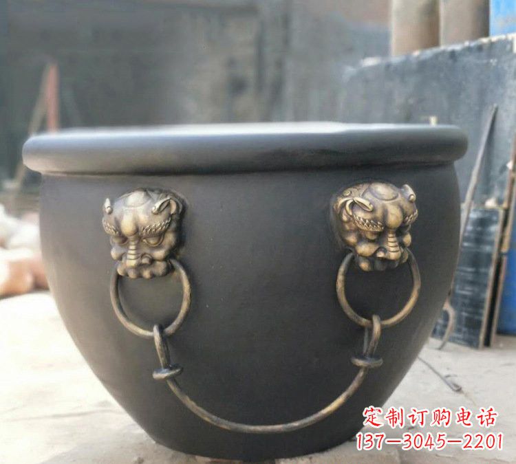 达州铜雕故宫水缸