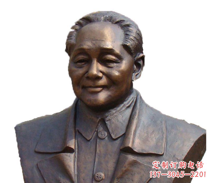 达州铜雕广场纪念伟人邓小平雕塑