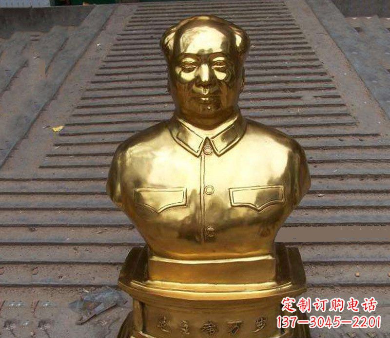 达州铜雕广场伟人雕塑摆件