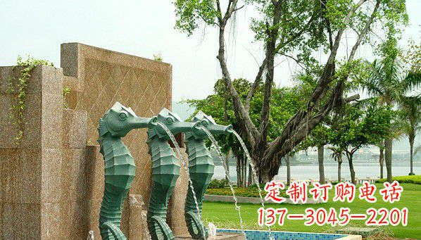 达州铜雕海马雕塑