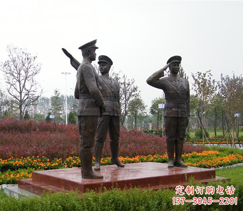 达州铜雕警察铜雕