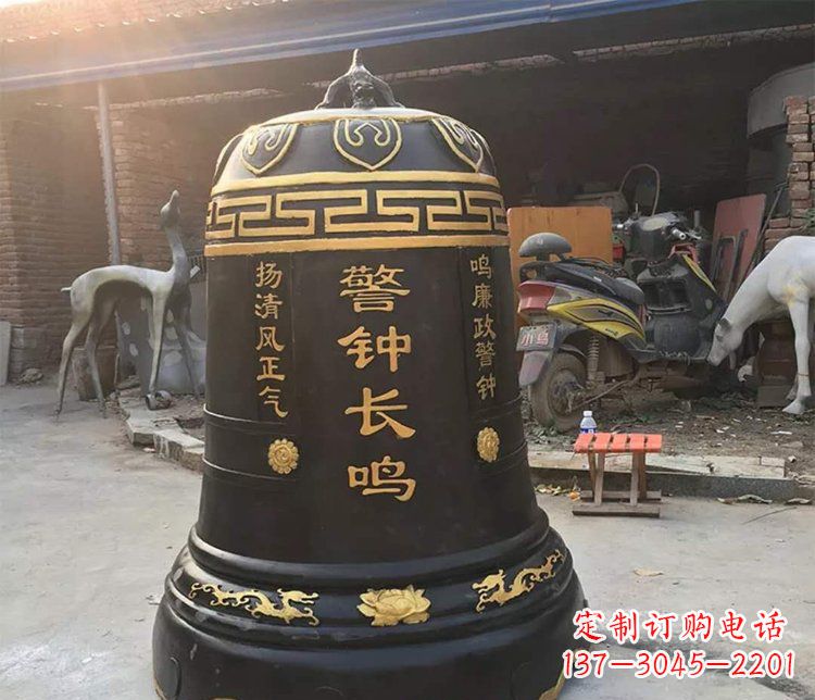 达州铜雕警钟长鸣寺庙雕塑