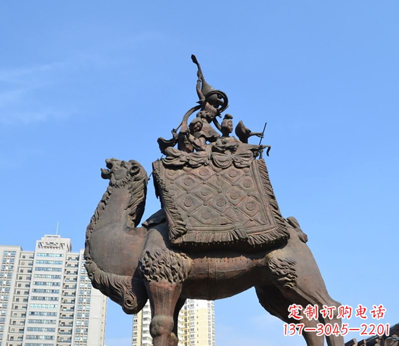 达州铜雕骆驼