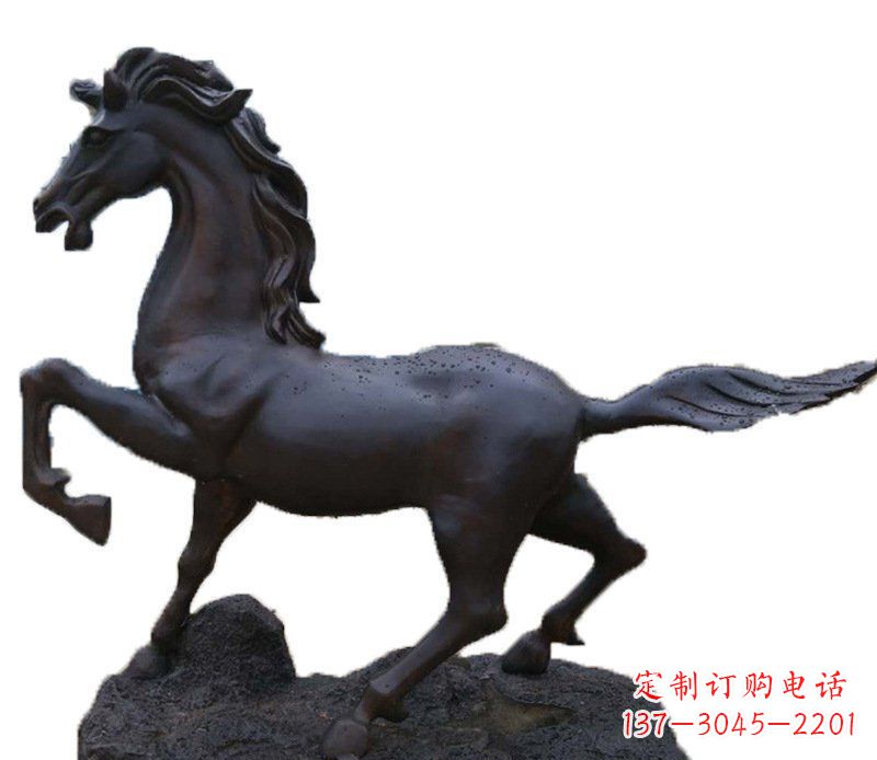 达州铜雕马动物雕塑