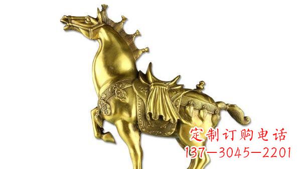 达州铜雕马公园动物雕塑