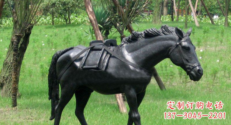 达州铜雕马公园动物雕塑 (2)