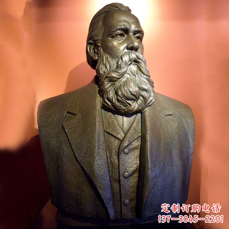 达州铜雕马克思雕塑