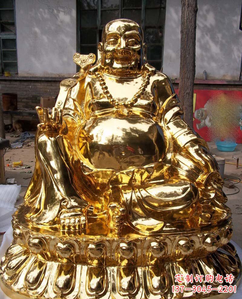 达州铜雕弥勒佛