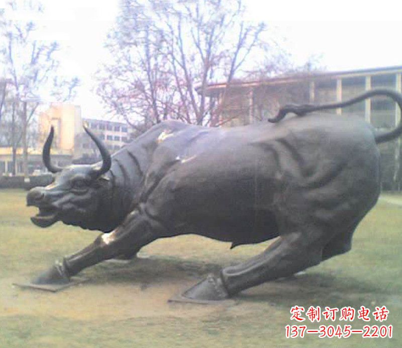 达州铜雕牛广场动物景观摆件 (2)