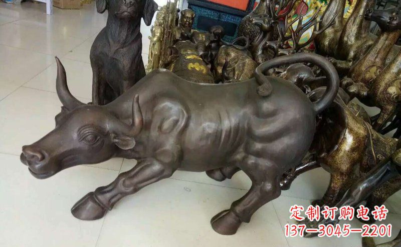 达州铜雕牛广场动物景观摆件 (5)