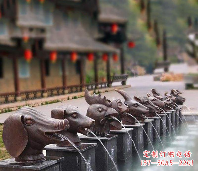 达州铜雕喷泉