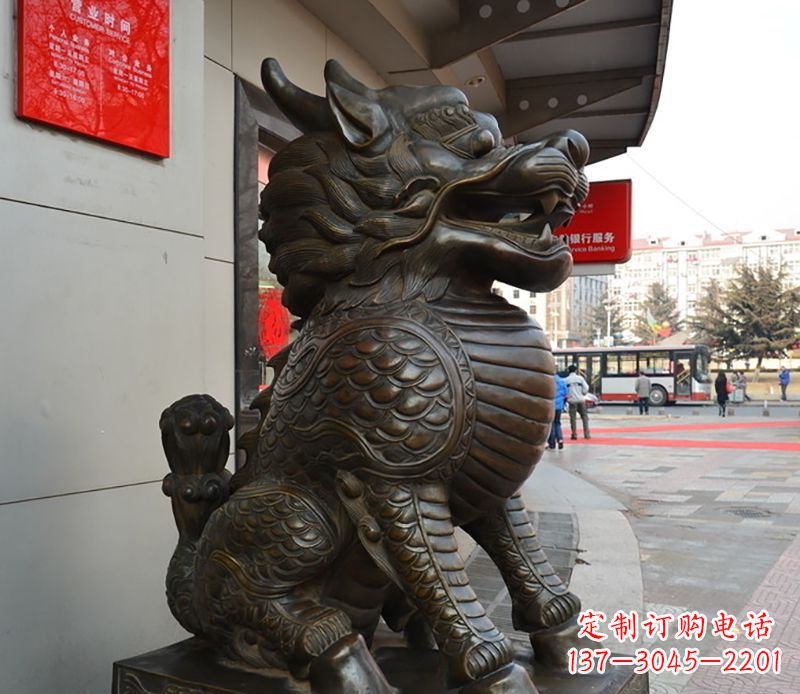 达州铜雕麒麟