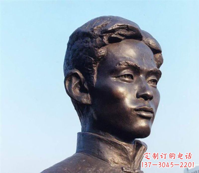 达州铜雕人物头像