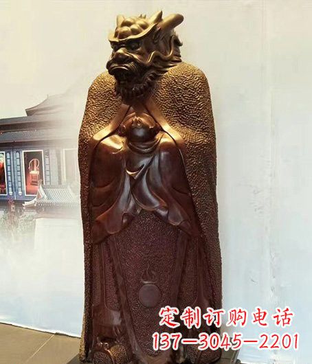 达州铜雕兽首人身十二生肖