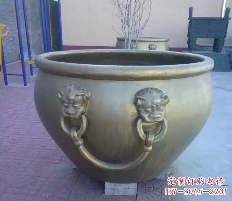 达州铜雕水缸