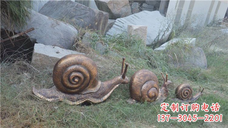 达州铜雕蜗牛