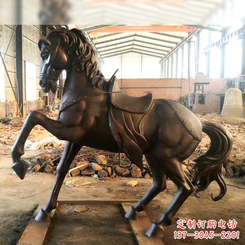 达州铜雕战马