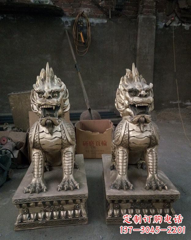 达州铜雕镇宅麒麟