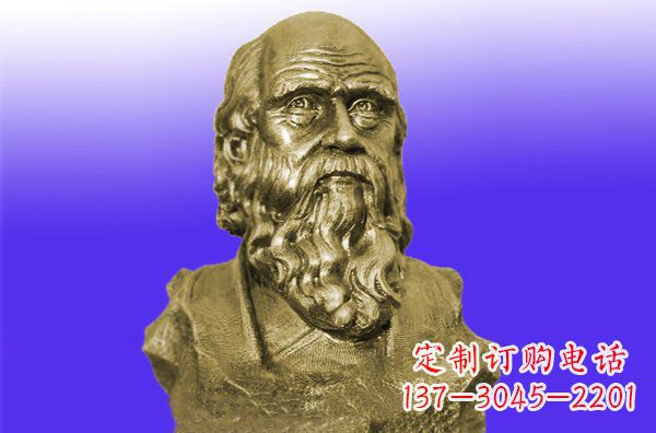 达州托尔斯泰头像铜雕