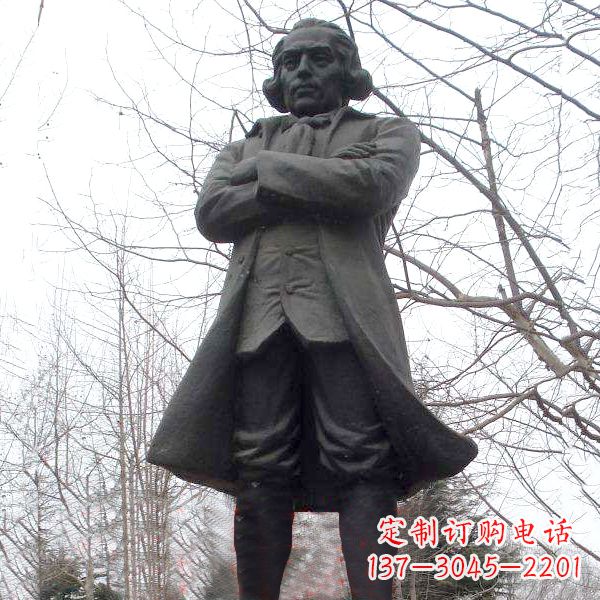 达州瓦特公园铜雕塑像