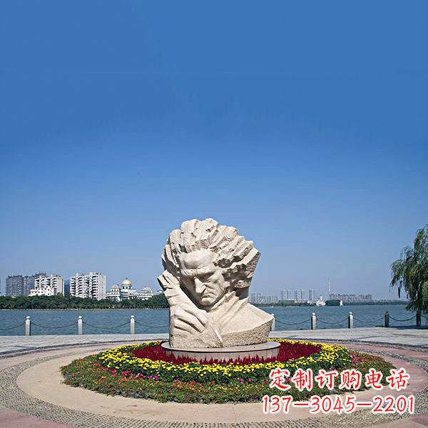达州维也纳古典乐派代表人物世界知名音乐家贝多芬石雕景区景观雕像