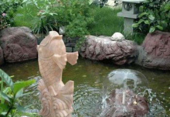 达州艺术化的鲤鱼雕塑，让你家的氛围变得更加温馨