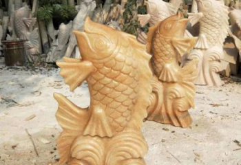 达州中领雕塑精美鲤鱼雕塑