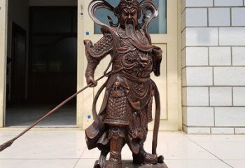 达州唯美古典风格关公铜雕像