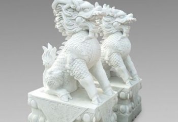 达州释迦牟尼麒麟石雕，吸煞驱邪