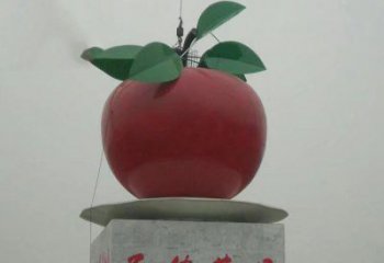 达州精美苹果雕塑，给空间增添独特风格