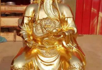 达州传承经典，漆金关公神像雕塑