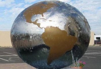 达州国际化地球喷泉雕塑