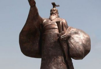 达州秦始皇铜雕精美塑像，让历史回溯至您身边