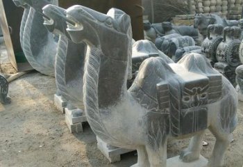 达州青石骆驼雕，把动物活灵活现