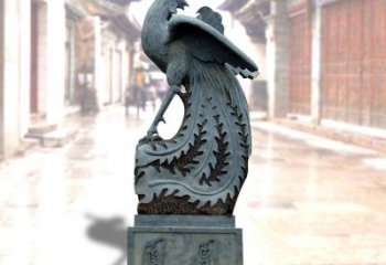 达州匠心之作——青石仿古凤凰雕塑