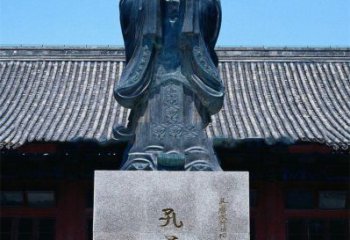 达州传承古代文化——青铜孔子雕塑
