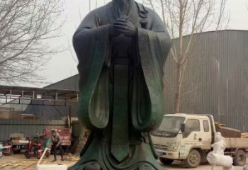 达州青铜孔子雕塑，传承中华优秀文化