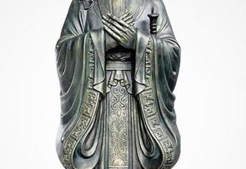 达州青铜孔子像——独特的品格雕塑
