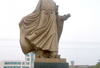 达州屈原雕塑，华夏悠久文化之精粹