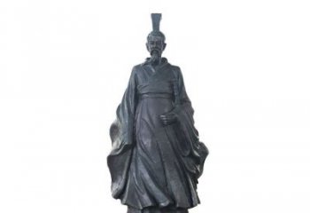 达州精美绝伦的屈原雕塑